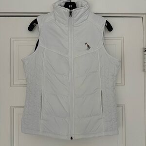 Women’s Golf White Puffer Vest
